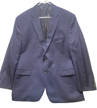 Load image into Gallery viewer, Lauren Ralph Lauren Suit Coat Mens 44R Navy Blue Slim 100% Wool Sport Blazer
