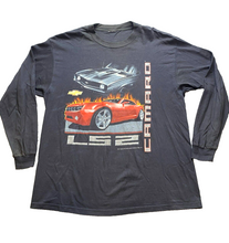 Load image into Gallery viewer, Chevrolet Camaro L52 Shirt Adult Large Black Chevy Sports Car Promo Pullover Men
