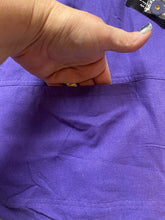 Load image into Gallery viewer, Vintage Cervelle Shirt Womens 3X Purple Embroidery Pure Silk Plus Ladies NWT
