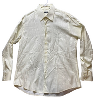 Load image into Gallery viewer, BOSS Hugo Boss Shirt Adult 17.5 34/35 XL Champagne Cuffs Casual Dress Mens
