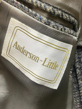 Load image into Gallery viewer, Anderson Little Sport Coat Mens Large Tweed Houndstooth Wool USA Suit Blazer
