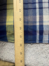 Load image into Gallery viewer, Lucky Brand Shirt Adult Large Denim Blue Plaid Button Up Casual Classic Fit Mens
