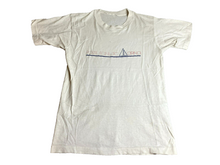 Load image into Gallery viewer, VTG Port Sanilac Arina Shirt Womens Medium White Single Stitch Marina Sailing
