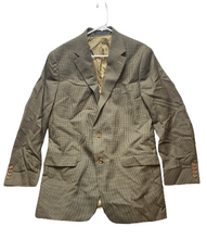Load image into Gallery viewer, Lauren Ralph Lauren Sport Coat Mens 40R Brown Houndstooth Wool Suit Blazer
