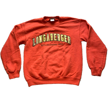 Load image into Gallery viewer, Longaberger Homestead Sweatshirt Adult Small Red Plaid Logo Oversized Pullover

