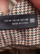 Load image into Gallery viewer, Zara Dress Pants Womens Medium Brown Black Casual Workwear Wide Leg Ladies
