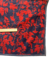 Load image into Gallery viewer, BCBGMaxazria Sweater Womens One Size Red Navy Across Cape Poncho Cozy 48" Ladies
