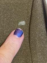 Load image into Gallery viewer, Savage X Fenty Jump Suit Womens Small Olive Green Silver Sparkles Hooded Nylon
