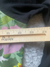 Load image into Gallery viewer, Kaktus Shirt Womens Extra Large Black Floral Button Up Casual Blouse Tunic Rayon
