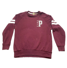 Load image into Gallery viewer, Victoria's Secret PINK Sweatshirt Womens Small Maroon Oversized Pockets Sweater

