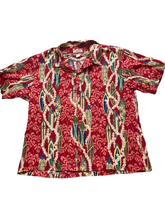 Load image into Gallery viewer, VTG RJC Shirt Adult 3X Red Button Up Hawaiian AOP Surfboard Aloha Plus Mens
