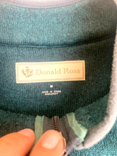 Load image into Gallery viewer, Donald Ross Jacket Adult Medium Teal Full Zip Pockets Golf Sports Outerwear Mens
