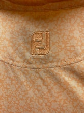 Load image into Gallery viewer, FJ FootJoy Shirt Adult Large Orange AOP Flower 1946 Embroidery Golf Polo Mens
