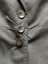 Load image into Gallery viewer, Body By Victoria Suit Jacket Women 8 Medium Charcoal Gray Single Breasted Blazer
