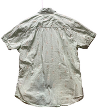 Load image into Gallery viewer, Drill Clothing Shirt Adult Medium Mint Green Button Up AOP Pineapple Casual Mens
