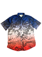 Load image into Gallery viewer, Ocean Coast Shirt Adult Large Blue Red Fishing Ocean Advantage Mesh Outdoor Mens
