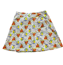 Load image into Gallery viewer, Vintage Jantzen Skirt Womens 14 (31x18) AOP Sailing Sailboat A-Line Pencil USA
