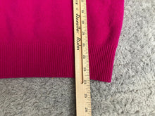 Load image into Gallery viewer, Vintage Braemar Sweater Womens Large Pink Scottish Lambswool V-Neck Ladies
