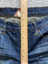 Load image into Gallery viewer, Lucky Brand Jeans Womens 8/29 (34x31) Blue Ringspun Dungarees Flare Denim Ladies

