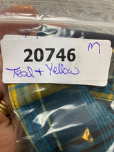 Load image into Gallery viewer, Duluth Shirt Adult Extra Large Tall Teal Yellow Plaid Untucked Relaxed Fit Mens
