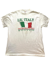 Load image into Gallery viewer, VTG Lil' Italy Shirt Adult Extra Large Ivory North End Boston Sportswear Mens
