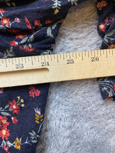 Load image into Gallery viewer, Torrid Shirt Womens 5 Navy AOP Flower Boho Tunic Super Soft Knits Flowy Blouse
