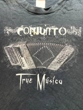 Load image into Gallery viewer, Conjunto True Musico Shirt Adult 2XL Black Faded Accordion Bud Light Music Mens
