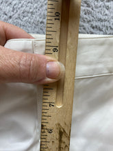 Load image into Gallery viewer, Lauren Ralph Lauren Pants 12 (36x30.5) Ivory Flared Stretch Flat Front NWOT
