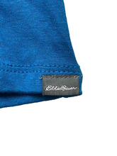 Load image into Gallery viewer, Eddie Bauer Shirt Womens Extra Large Teal Blue V-Neck Oversized Spandex Ladies
