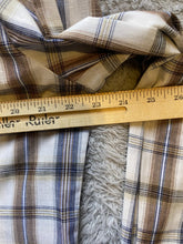 Load image into Gallery viewer, Roper Shirt Adult Extra Large Brown Blue Checkered Pearl Snap Western Cowboy Men
