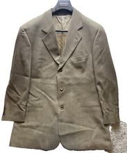 Load image into Gallery viewer, Hugo Boss Two Piece Suit Adult 42R Gray  Einstein Wool Jacket And Pants Men
