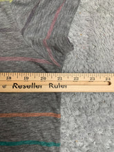 Load image into Gallery viewer, Torrid Shirt Womens 0 Gray Rainbow Striped Oversized Classic Fit Rayon Ladies
