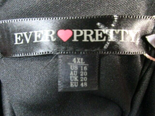 Load image into Gallery viewer, Ever Pretty Dress Womens 4XL Lace Trim Evening Long Maxi Black Casual Ladies NWT
