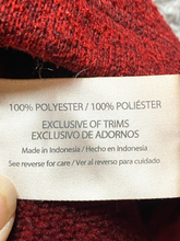 Load image into Gallery viewer, Vintage Woolrich Sweater Adult Large Red Black Heathered Tweed Fleece Snap Mens
