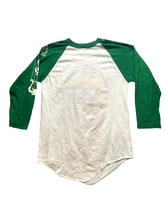 Load image into Gallery viewer, VTG Hoover Marching Festival Shirt Adult Small Raglan Single Stitch 70s RARE
