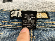 Load image into Gallery viewer, South Pole Jeans Womens 14 (26x26.5) Blue Denim Baggy Straight Leg Skater Ladies
