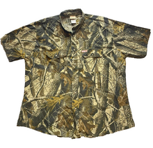 Load image into Gallery viewer, VTG Woolrich Shirt Adult Extra Large Wooden Camo Button Up Outdoor Hunting Mens
