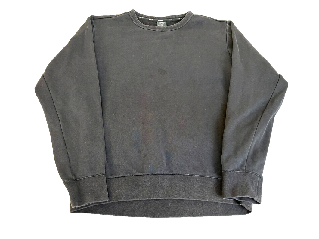 Nike Sweatshirt Adult Large Black SB Crew Neck Fleece Sweater Skateboard Mens