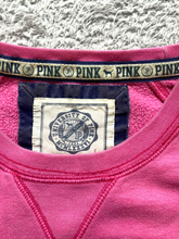 Load image into Gallery viewer, Victoria's Secret Sweatshirt Womens Large Univ of Pink Fleece Oversized Pullover
