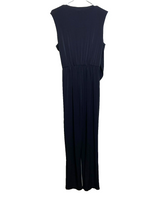 Load image into Gallery viewer, Anthropologie Silence Noise Jumpsuit Womens Medium Black Wrap Plunge V-Neck USA
