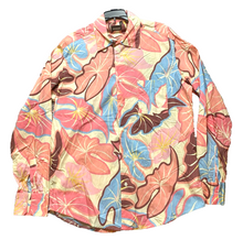 Load image into Gallery viewer, Coast Shirt Adult Extra Large Colorful AOP Tropical Button Up Cuffs Italy Mens
