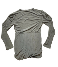 Load image into Gallery viewer, Odilon Dress Womens 10 Medium Pewter Gray Silk Jersey Mini Bodycon Ladies
