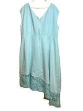 Load image into Gallery viewer, Christian Siriano for Lane Bryant Dress Womens 24 Asymmetrical Wrap Lace Paisley
