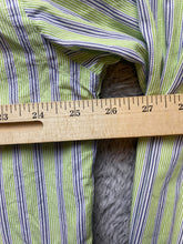 Load image into Gallery viewer, Alan Flusser Shirt Adult Extra Large Striped Embroidered Logo Pocket Casual Mens
