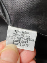 Load image into Gallery viewer, Mario De Pinto Pea Coat Womens Extra Large Gray Double Breasted Wool Nylon USA
