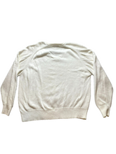 Load image into Gallery viewer, VTG University of Okoboji Sweater Adult Medium Ivory Knitted Outerwear USA Mens
