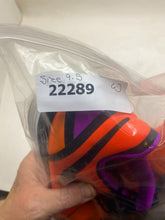 Load image into Gallery viewer, Nike Shoes Womens 9.5 Orange Black Lace Up Running Athletic Trainers Lunarlon
