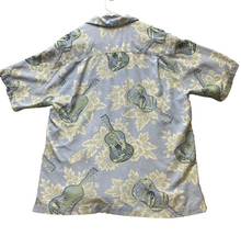 Load image into Gallery viewer, Tommy Bahama Shirt Adult Large AOP Guitar Flower Camp Hawaiian Aloha Silk Mens
