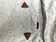 Load image into Gallery viewer, Naketano Sweatshirt Womens Medium Gray Hoodie Cowl Neck Sweater Outdoor Owl Lady
