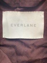 Load image into Gallery viewer, Everlane Jacket Womens Small Burgundy Double Breasted Trench Coat Oversized

